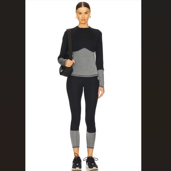 NEW Free People Moonlight Base Layer Leggings Merino Wool in black 1125 4S2 - Picture 6 of 11